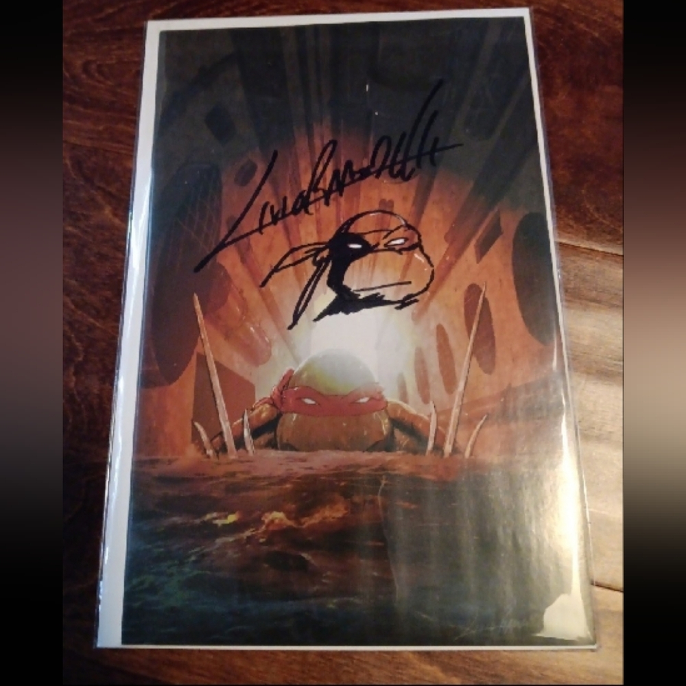 Teenage Mutant Ninja Turtles #1 Signed Livio Ramondelli Comic Book With COA
